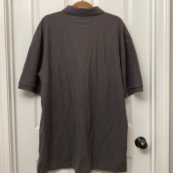 Tommy Hilfiger Men's Gray Cotton Short Sleeve Polo Size XXL - Picture 5 of 11
